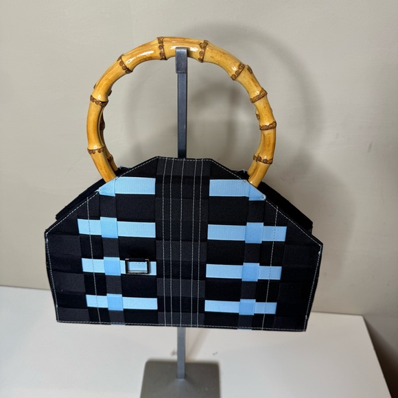 Jordan McMillan & Co. Woven Grosgrain Bag blue - Picture 2 of 12